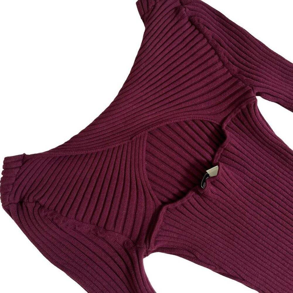 525 Twist‎ Back Dress in Malbec - Picture 6 of 11